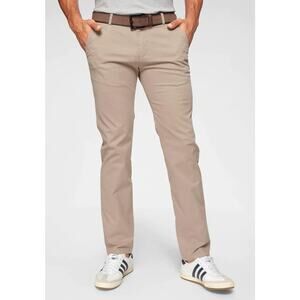 40x31 Bugatti  khaki chino preppy casual dress pants neutral European designer